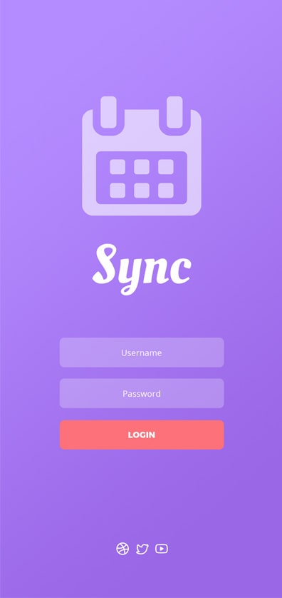 Sync - Mobile App Landing Page HTML Template